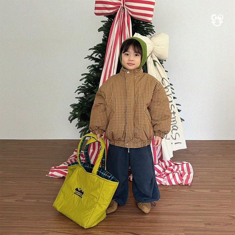 go;u - Korean Children Fashion - #kidzfashiontrend - Check Check Jacket (Kids) - 5