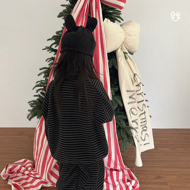go;u - Korean Children Fashion - #kidzfashiontrend - Stripe Set (Junior) - 9