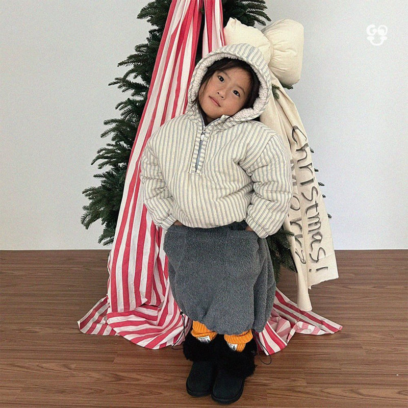 go;u - Korean Children Fashion - #littlefashionista - Pompon Anorak Hoodie (Kids) - 9