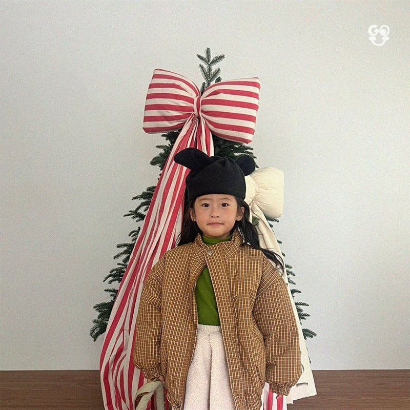 go;u - Korean Children Fashion - #magicofchildhood - Check Check Jacket (Kids) - 8