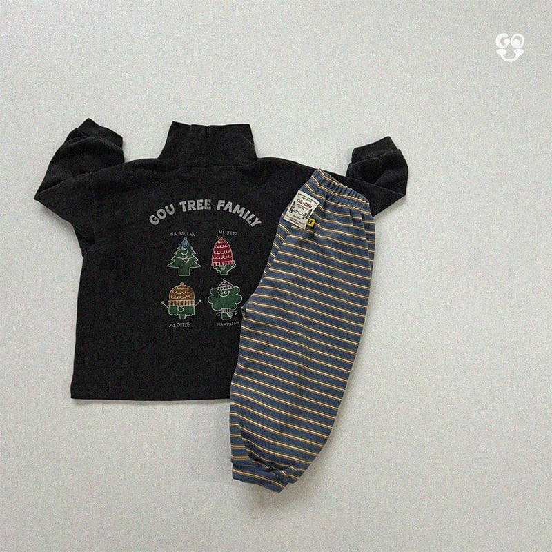 go;u - Korean Children Fashion - #minifashionista - Tree Family Tee - 9