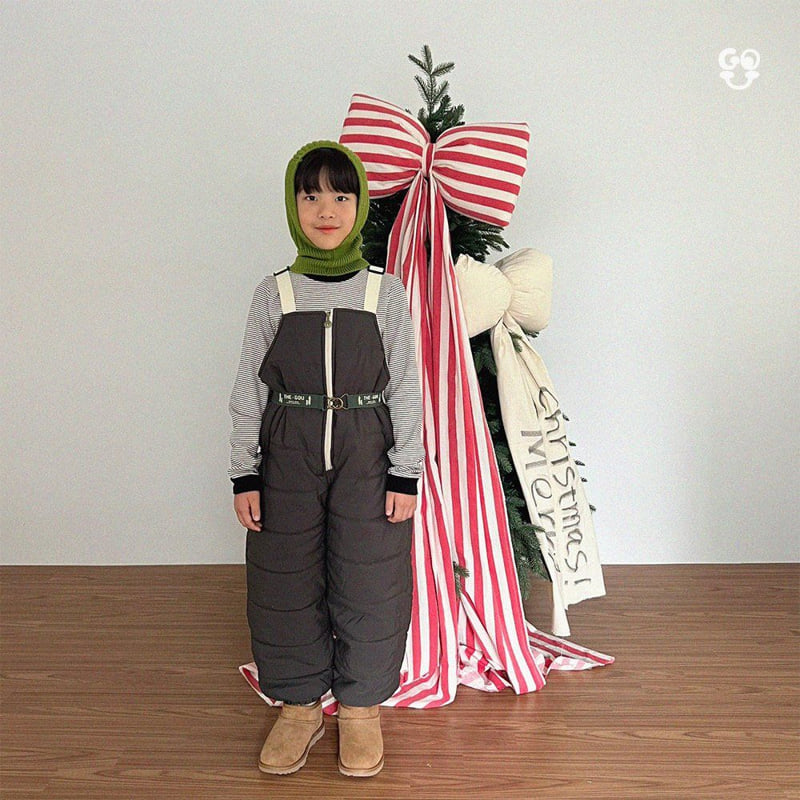go;u - Korean Children Fashion - #prettylittlegirls - Winter Overalls (Junior) - 12