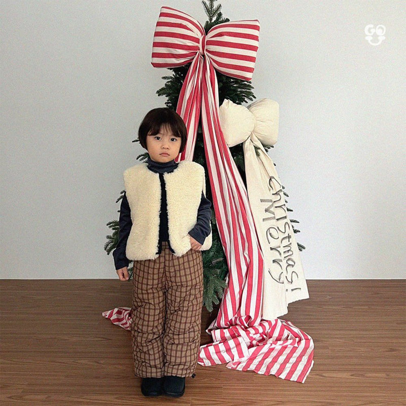 go;u - Korean Children Fashion - #todddlerfashion - Creamy Vest - 9