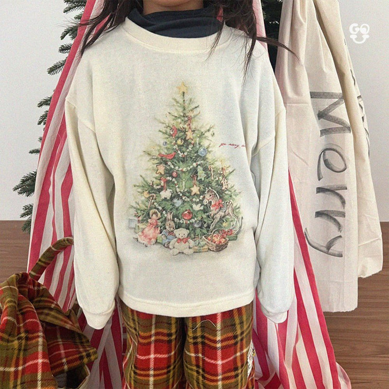 go;u - Korean Women Fashion - #momslook - Adult Silent Night Tee - 9
