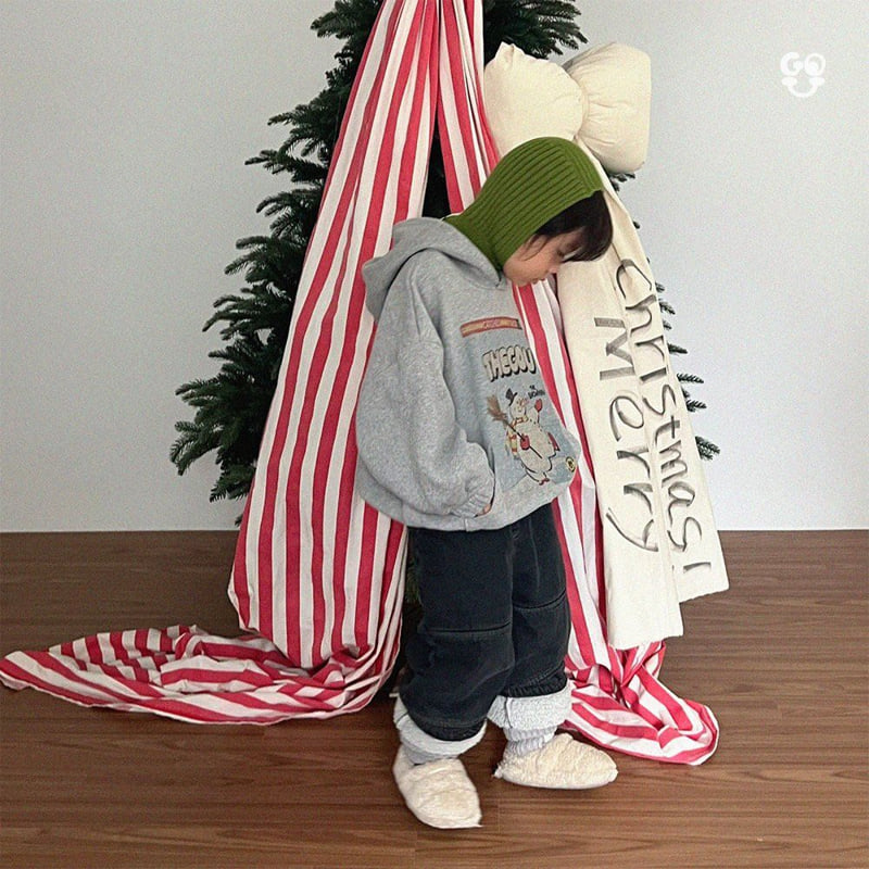 go;u - Korean Women Fashion - #restrostyle - Adult Snowman Hoodie - 6