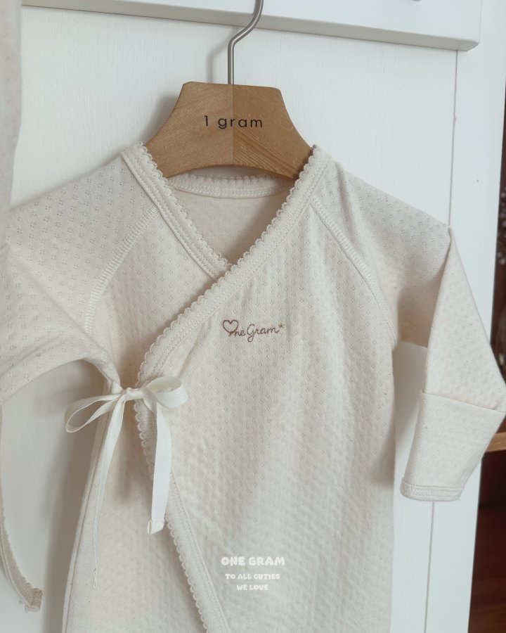 1 Gram - Korean Baby Fashion - #babyboutique - Lauren Pincord Bonnet - 2