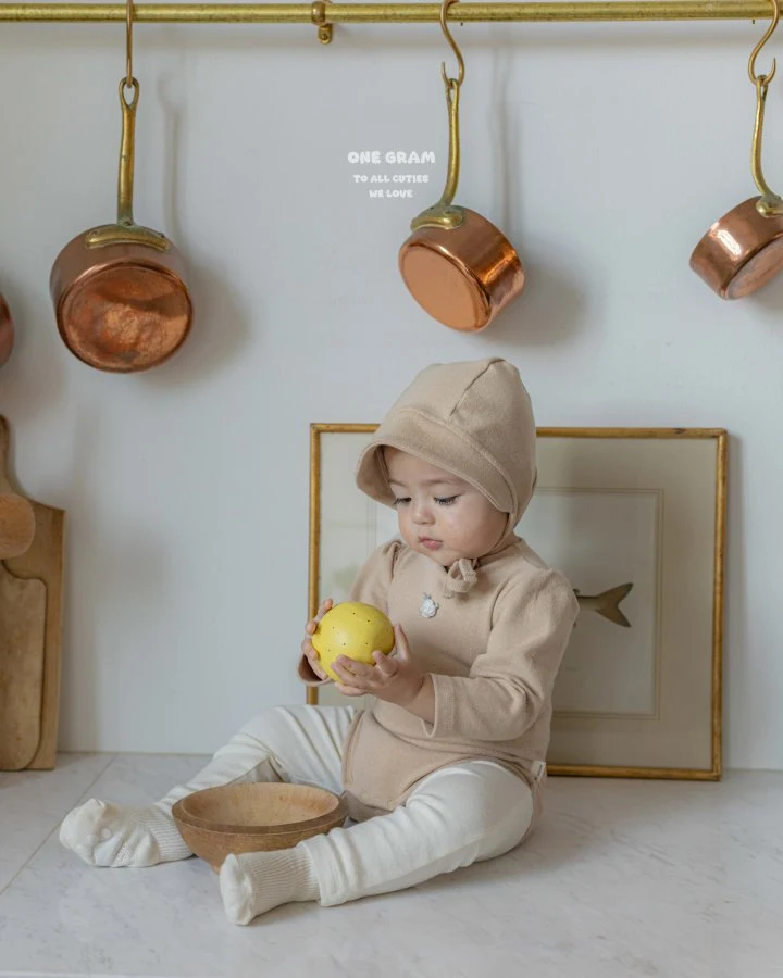 1 Gram - Korean Baby Fashion - #babyboutique - Flo Suit (Dot)