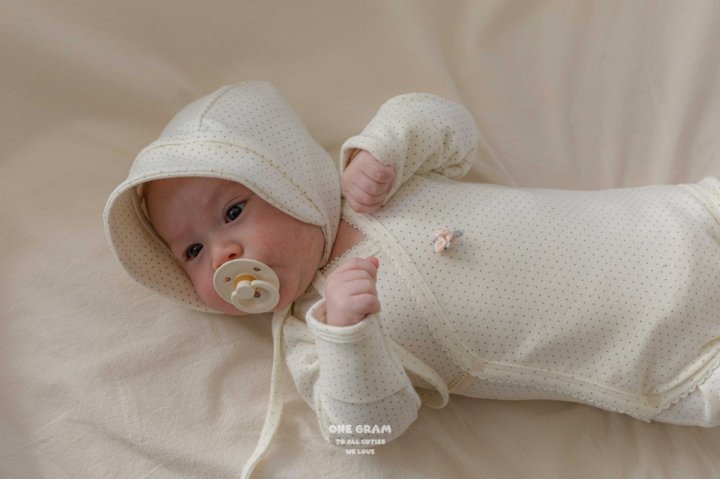 1 Gram - Korean Baby Fashion - #babyboutiqueclothing - Flo Bonnet