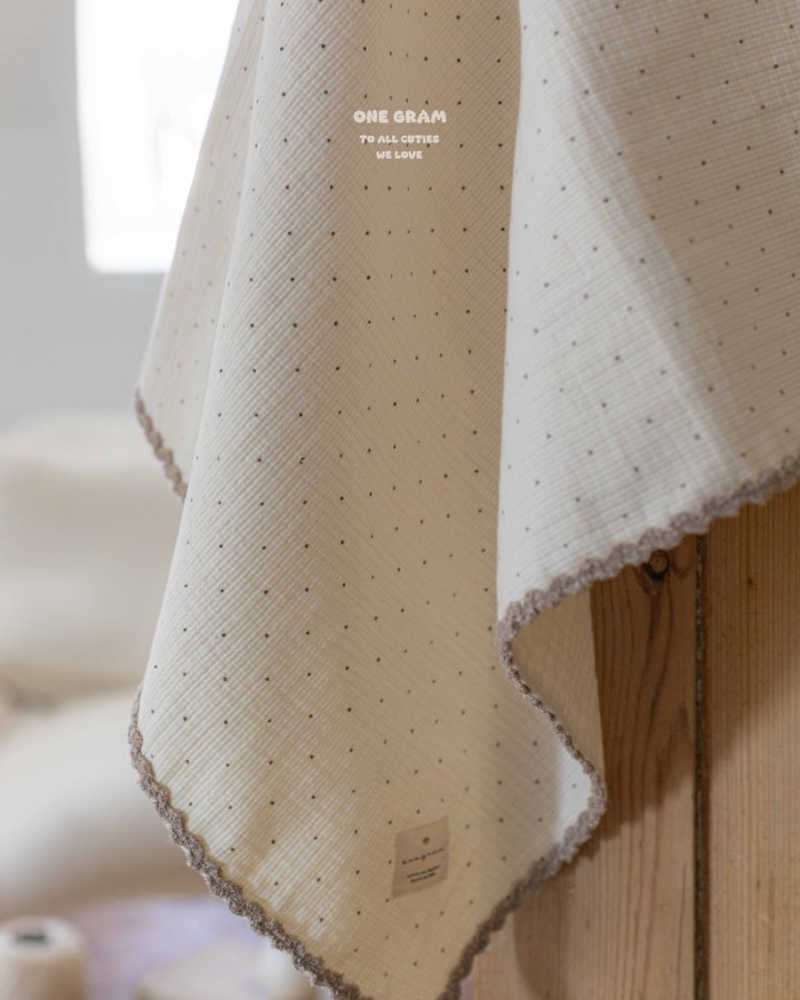 1 Gram - Korean Baby Fashion - #babyclothing - Dots Blanket - 8