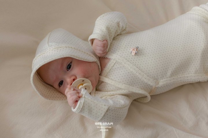1 Gram - Korean Baby Fashion - #babyclothing - Flo Newborn Leggings Set - 3