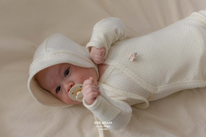1 Gram - Korean Baby Fashion - #babyclothing - Flo Bonnet - 2