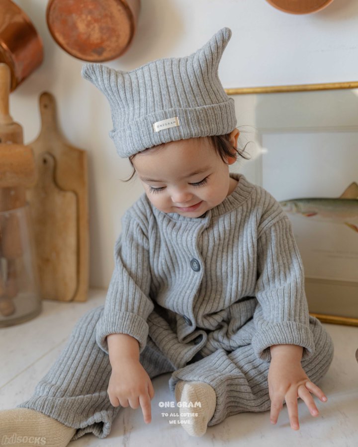 1 Gram - Korean Baby Fashion - #babyclothing - Tony Suit (All) - 3