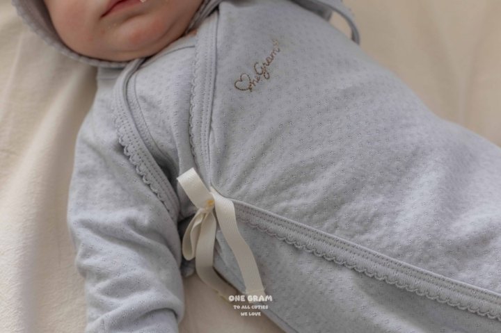 1 Gram - Korean Baby Fashion - #babyfashion - Lauren Pincord Bonnet - 6