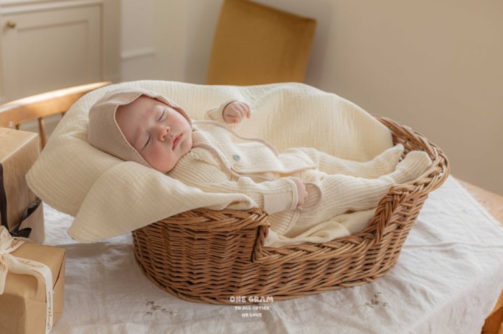 1 Gram - Korean Baby Fashion - #babyfashion - Mary Newborn Leggings Set