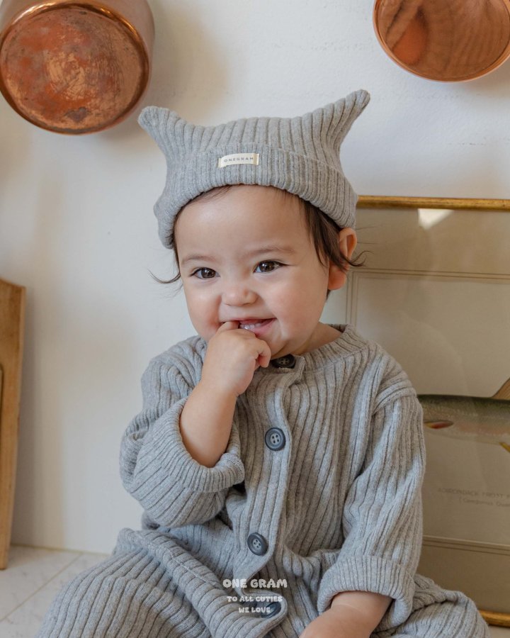1 Gram - Korean Baby Fashion - #babyclothing - Tony Suit (All) - 4
