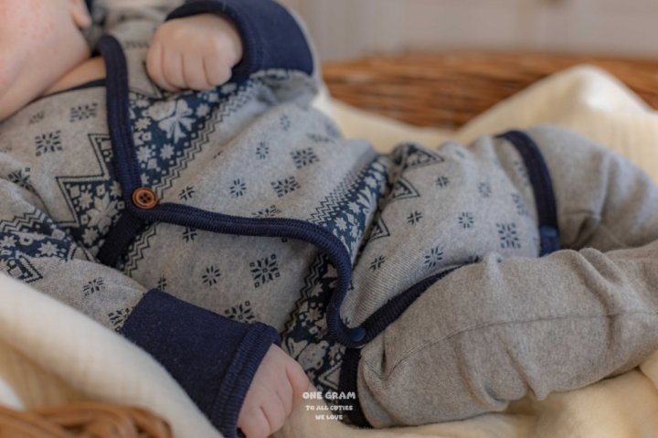 1 Gram - Korean Baby Fashion - #babyfever - Orbit Newborn Suit - 8