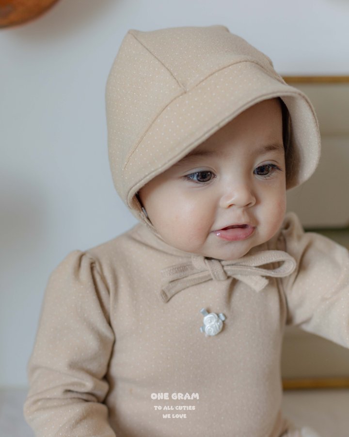 1 Gram - Korean Baby Fashion - #babygirlfashion - Flo Suit (Dot) - 7