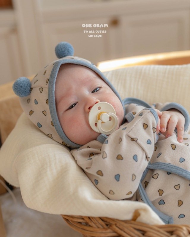 1 Gram - Korean Baby Fashion - #babygirlfashion - Kiki Newborn Leggings Set