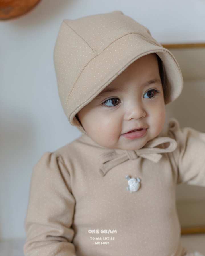 1 Gram - Korean Baby Fashion - #babylifestyle - Flo Suit (Dot) - 8