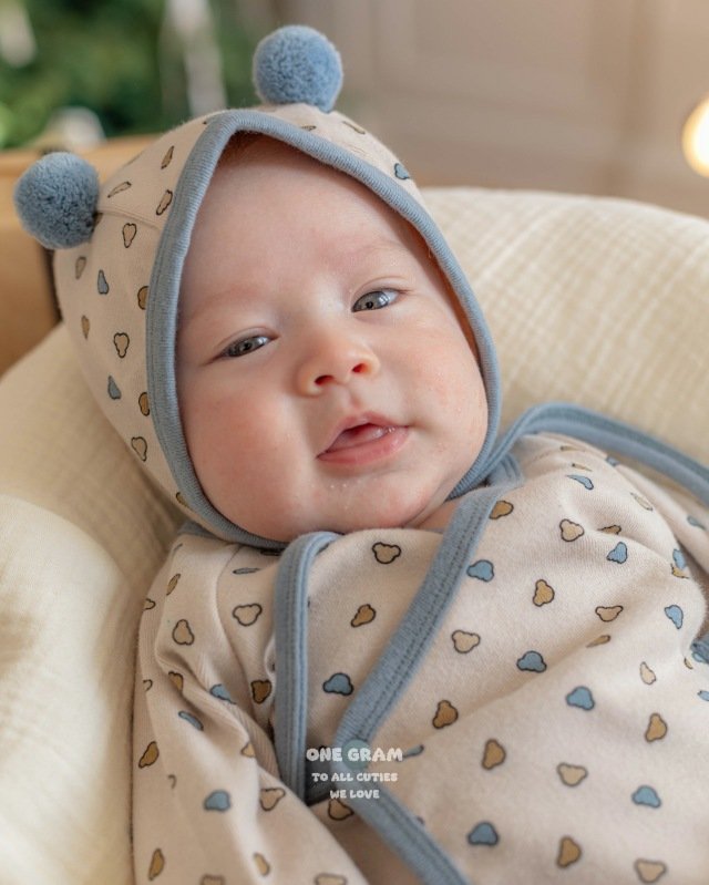 1 Gram - Korean Baby Fashion - #babylifestyle - Kiki Newborn Leggings Set - 2