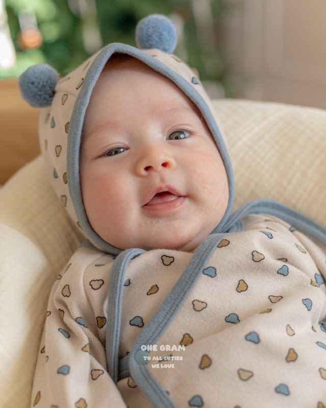 1 Gram - Korean Baby Fashion - #babyoninstagram - Kiki Newborn Leggings Set - 3