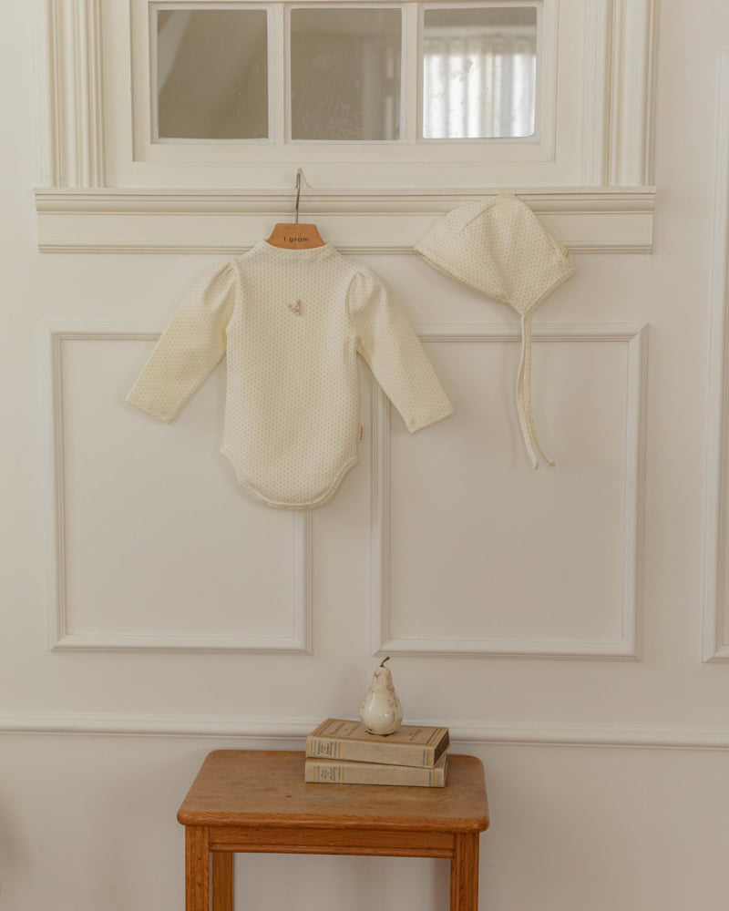 1 Gram - Korean Baby Fashion - #babyootd - Flo Suit (Dot) - 10