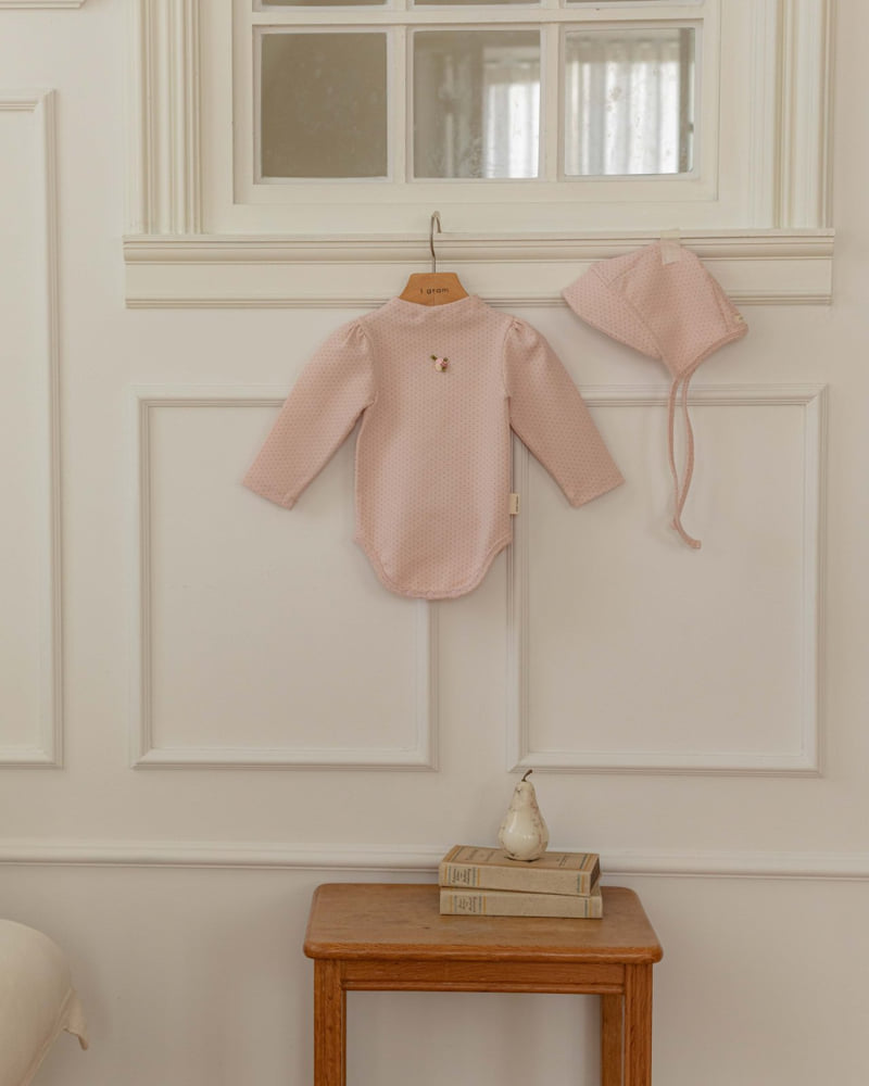 1 Gram - Korean Baby Fashion - #babyoutfit - Flo Suit (Dot) - 11