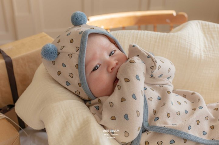 1 Gram - Korean Baby Fashion - #babywear - Kiki Newborn Leggings Set - 7