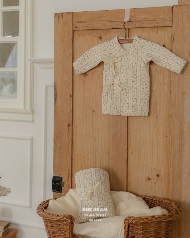 1 Gram - Korean Baby Fashion - #onlinebabyboutique - Ellie Newborn Gown - 6