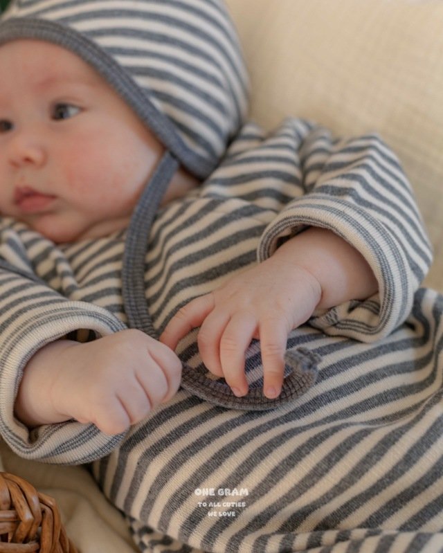 1 Gram - Korean Baby Fashion - #onlinebabyboutique - Jeje Bennet Suit (Long) - 4