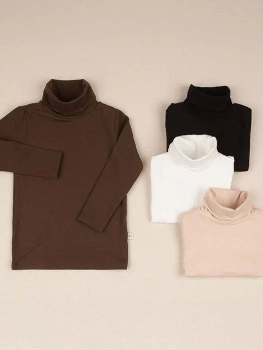 Mauve Junior Turtleneck Tee