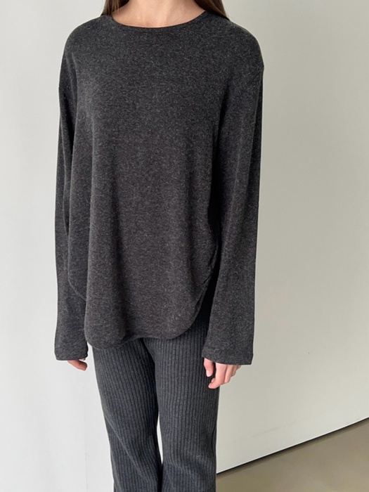 Wool Angora Round Tee Wool Angora Round Tee