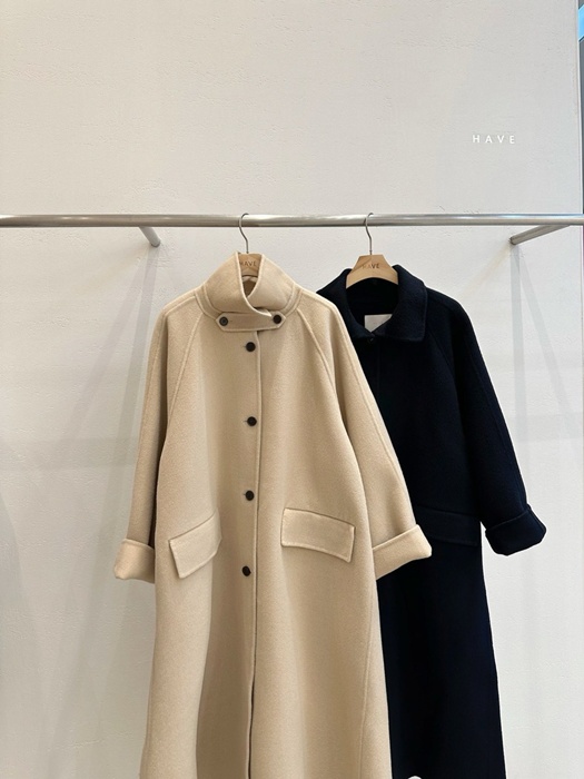 Seine Pleated Wool Handmade Coat Seine Pleated Wool Handmade Coat