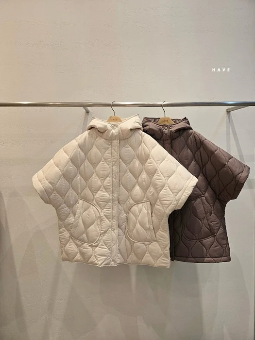 Hooded Padding Poncho Hooded Padding Poncho