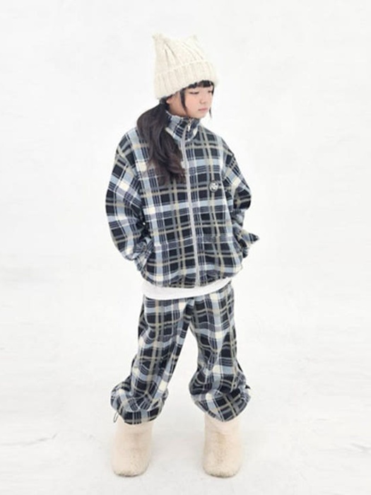 Check Fleece Pants Check Fleece Pants