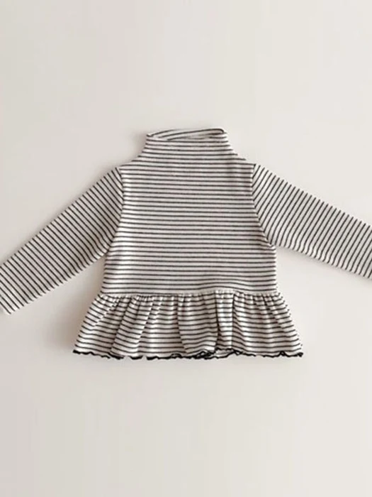 Ruffle Mock Neck Tee Ruffle Mock Neck Tee