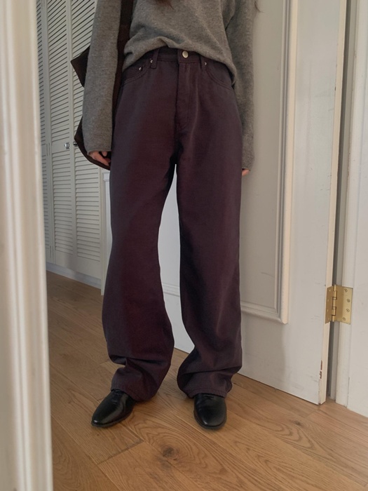 646 Fleece Cotton Wide Pants 646 Fleece Cotton Wide Pants