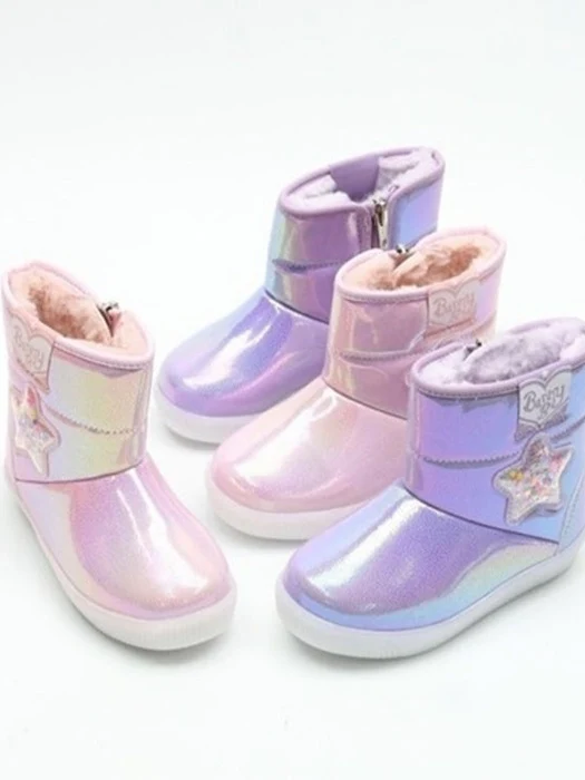 MeriM Transparent Star Snow LED Boots MeriM Transparent Star Snow LED Boots