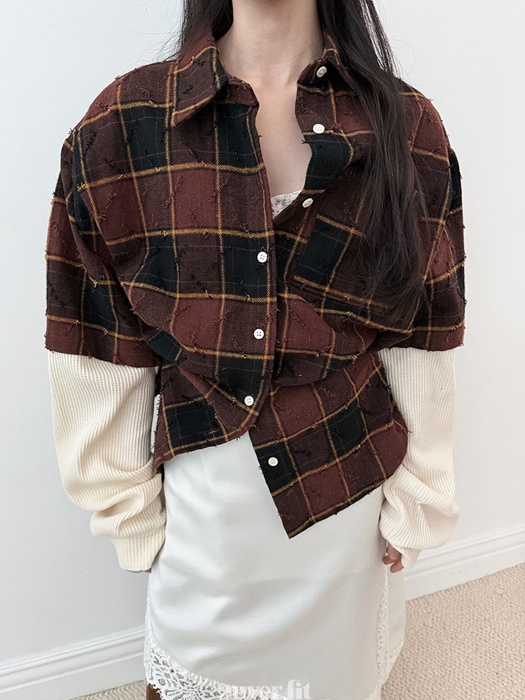 Check Waffle Shirt Check Waffle Shirt