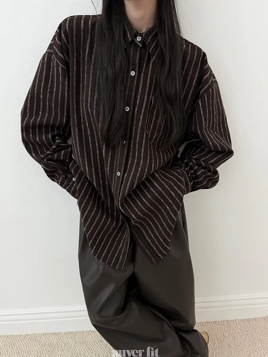 Stripe Scarf Shirt Stripe Scarf Shirt