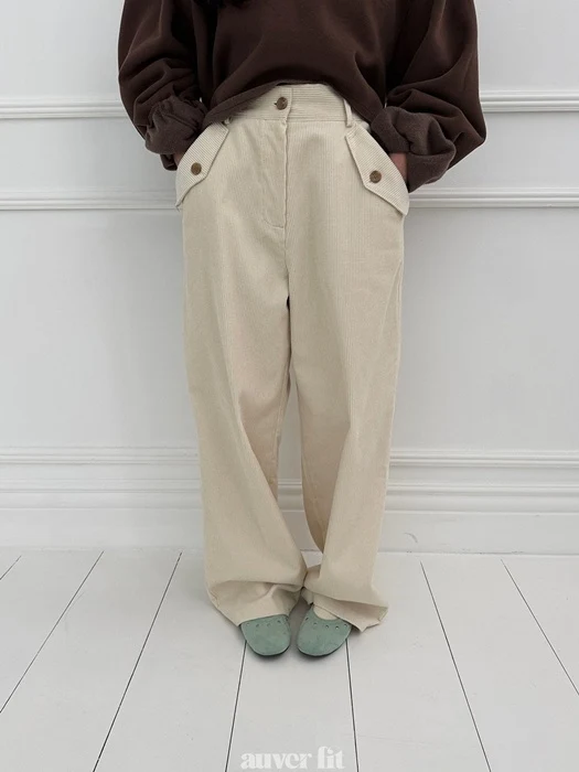 Straight Corduroy Pants Straight Corduroy Pants