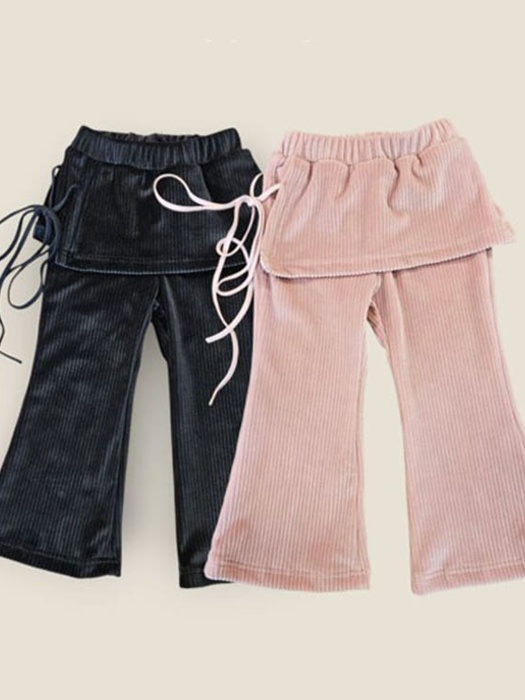 Mink Velour Bootcut Pants