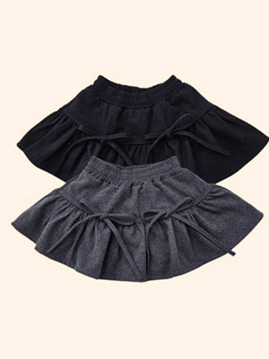 Wool Ribbon Skirt