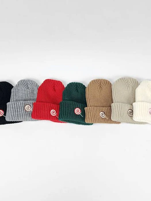 Acrylic Lollipop Beanie