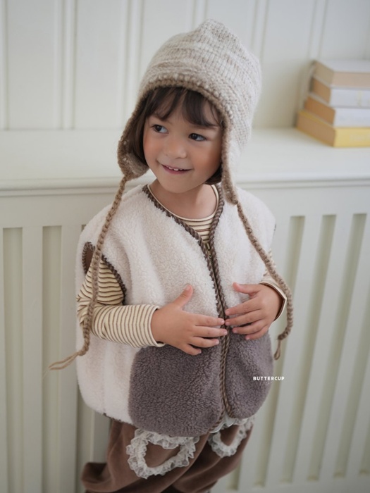 Cat Fleece Zip-Up Vest