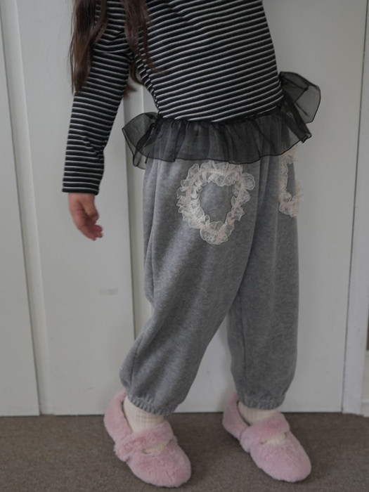 Heart Velour PK Pants