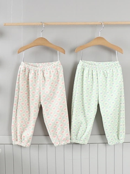 Floral Brushed Fleece Pants Floral Brushed Fleece Pants