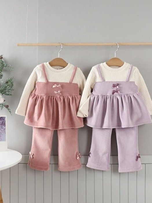 Velour Bootcut Set Velour Bootcut Set