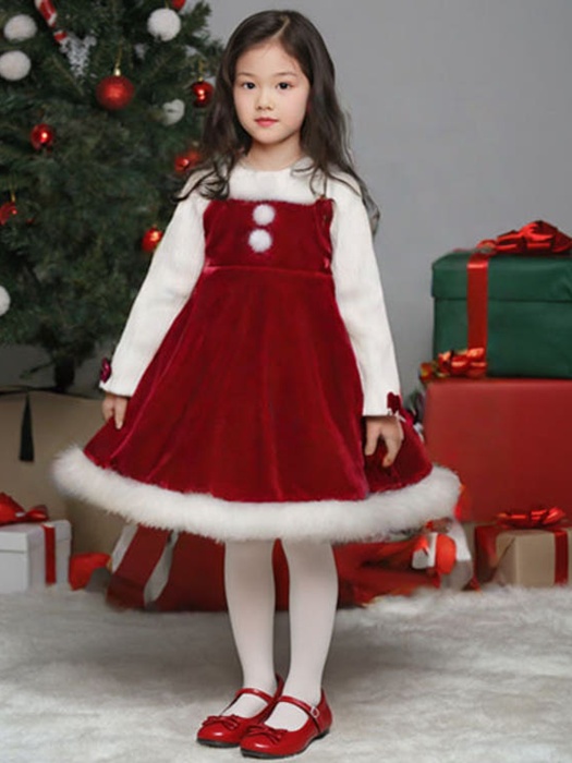 Merry Pom Pom Christmas One-piece Merry Pom Pom Christmas One-piece