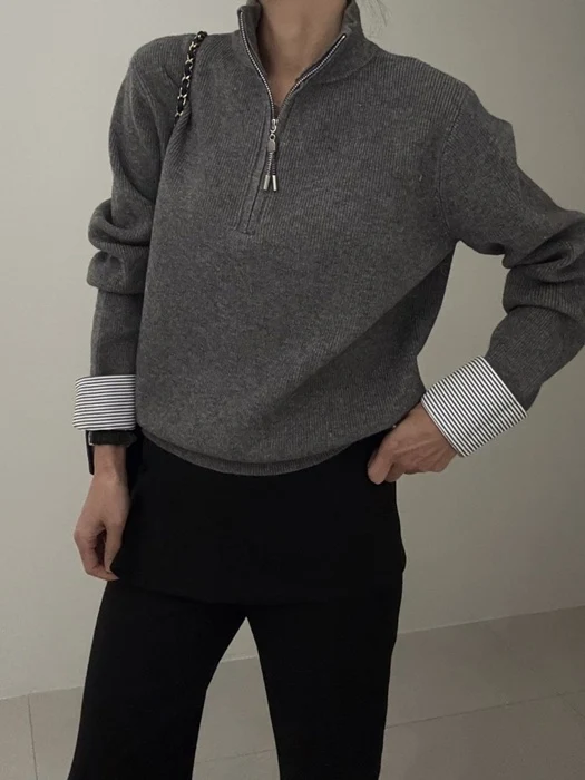 Monica Zip Knit Monica Zip Knit